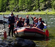 Teletskoye lake - Katun river - rafting