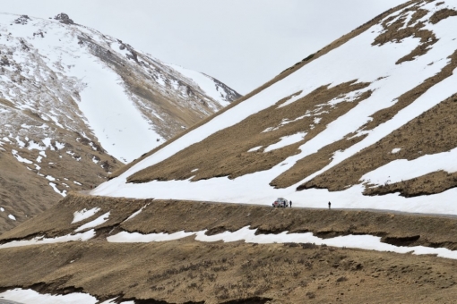road in the Wakhan valley,Tajikistan